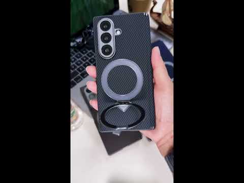 Samsung Galaxy Z Trifold Magnetic Case with Ring Stand