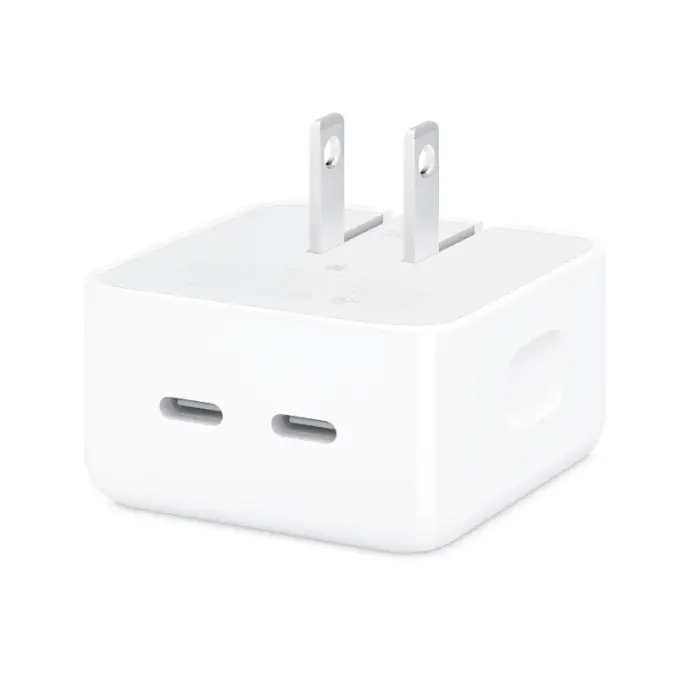 Original Apple Dual 35W USB-C Power Adapter