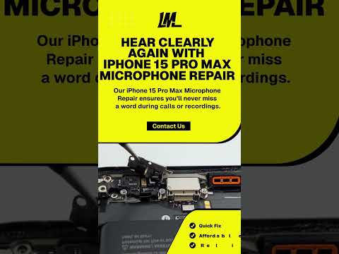 Apple iPhone 15 Pro Max Microphone Replacement