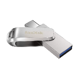SanDisk Ultra Dual Drive Luxe USB Type-C Flash Drive (128GB)