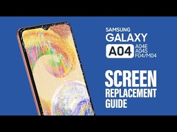 Samsung Galaxy A04e Screen Replacement 