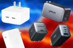 Original Apple Dual 100W USB-C Power Adapter