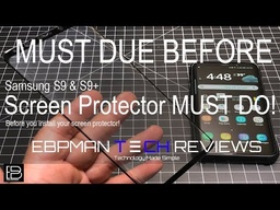 ​Samsung Galaxy S9 Plus Tempered Glass Screen Protector 