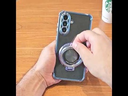 Samsung Galaxy A17 Magnetic Case with Ring Stand 