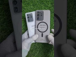 Samsung Galaxy S20 Ultra Leather Case with Magnetic Magsafe Ring Stand