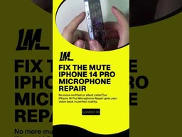 Apple iPhone 14 Pro Microphone Replacement