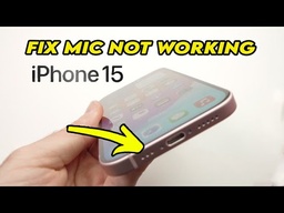 Apple iPhone 15 Microphone Replacement