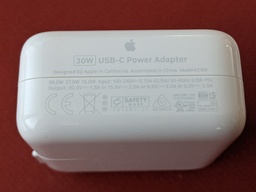 Original Apple 30W USB-C Power Adapter